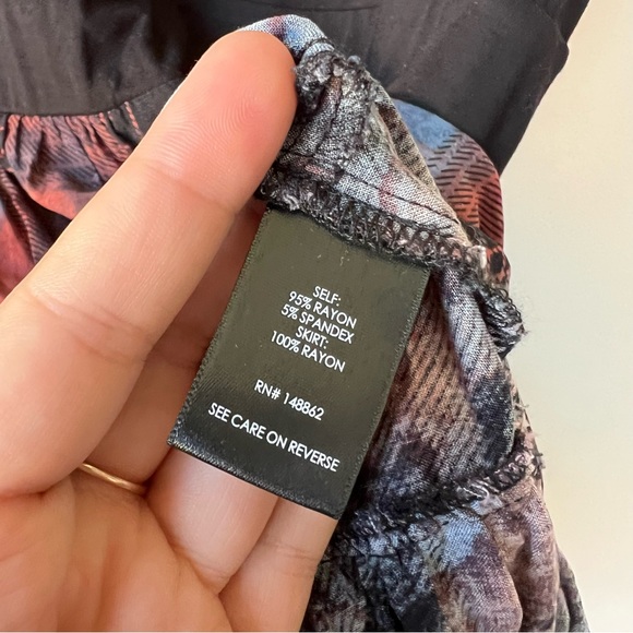 Torrid Tiered Midi Dress Super Soft Challis Multi Plaid Pockets Size 1 - Picture 5 of 8